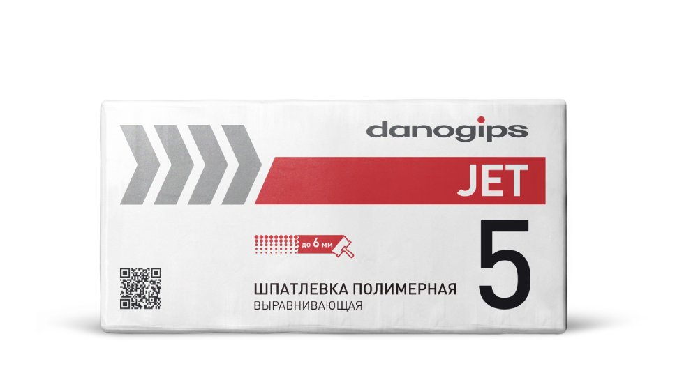 Шпатлевка DANOGIPS JET5 полимерная финишная 25кг/42