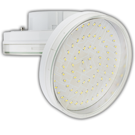 Лампа светодиодная LED GX70, 7,3Вт, 220В, 2800K, 111x42, пр.стекло Ecola (10)