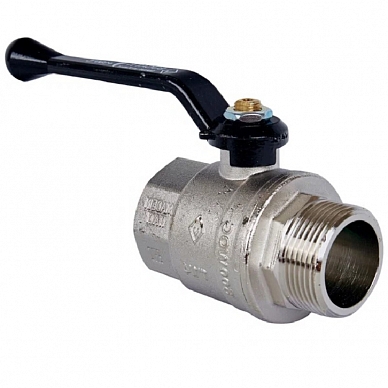 Кран шар. BUGATTI (NEW JERSEY) ВН/ВН, ручка алюминий 3/4" DN20-PN40/30 (56/14)