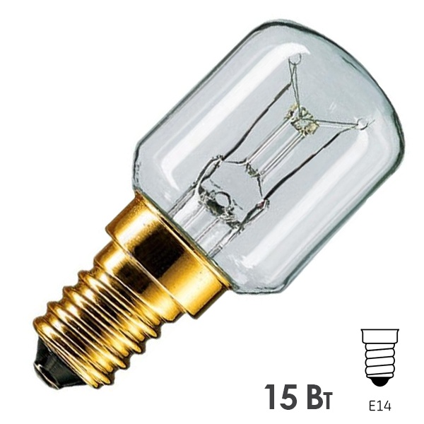 Лампа FAVOR для плит 15 Вт, Е14, T25  спайк(100)