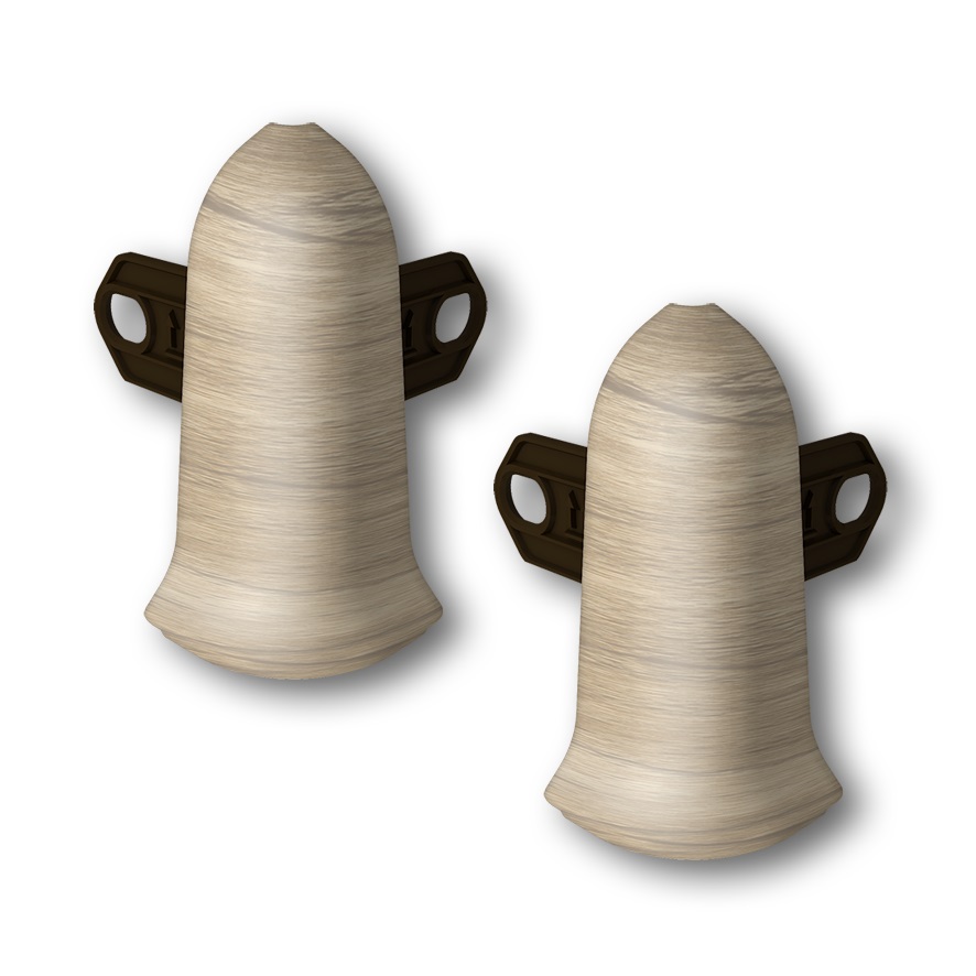 Угол наружный "Идеал Классик" с крепежом, 263 Клен северный, 55мм/20шт/уп.