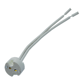 Патрон керамический GU5.3 с проводами 2*8cm/10