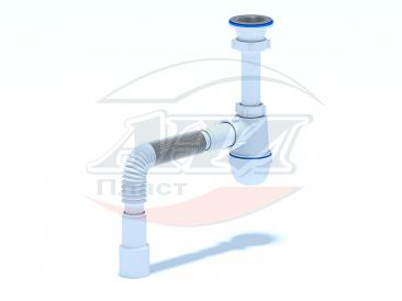 Сифон АНИ 1 1/2*40 с гофорой 40*40/50/30
