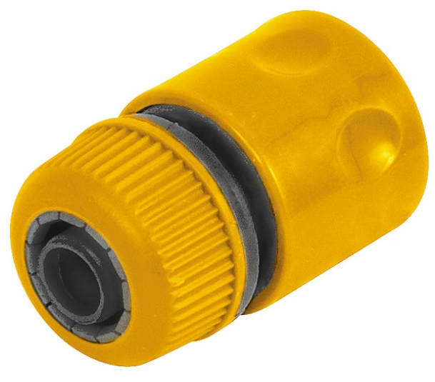 Соединитель КУРС пластиковый 3/4", автостоп/25/250