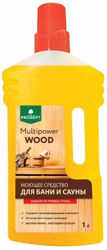 Средство Multipower Wood, для бани и сауны 1л